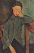Amedeo Modigliani Le garcon a la veste bleue (mk38) oil painting reproduction